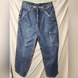 VTG Faded Glory Jeans Mens 32x 30 Cargo Emo Skate Wide Loose Baggy Carpenter Y2K